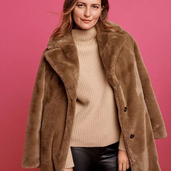 Faux Fur Coat NWT - Picture 2 of 6